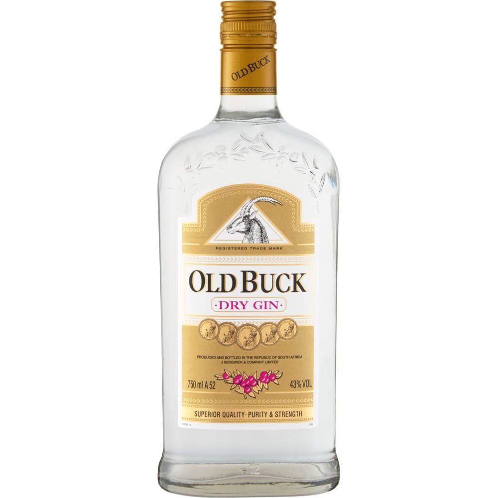 Old Buck Dry Gin 750Ml - Socialdrinker